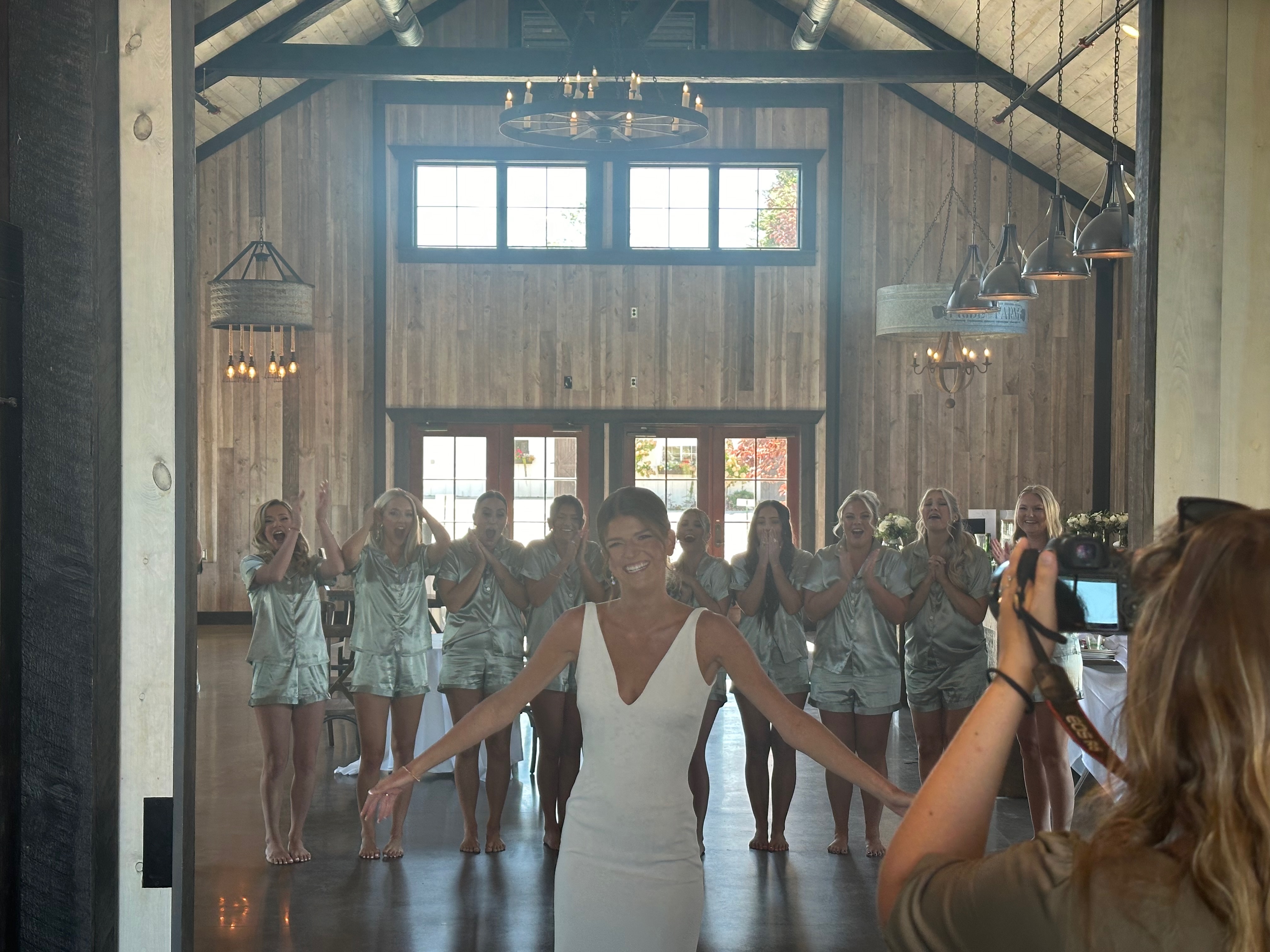 Bride reveal moment