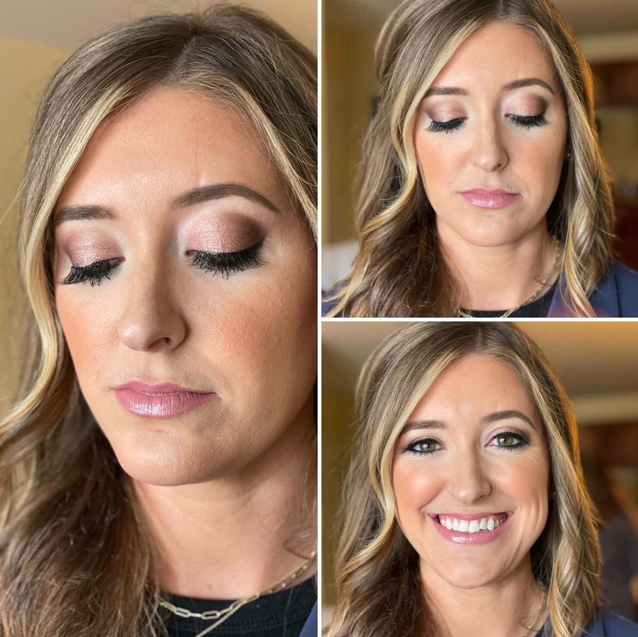 Bridal party makeup